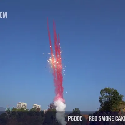 Red Smoke Cake 25Shots