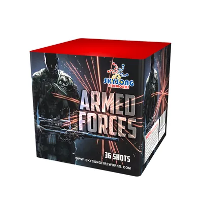 Armed Forces 36Shots 6"x0.8"