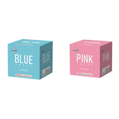 Smoke 25Shots Gender Reveal Blue/Pink