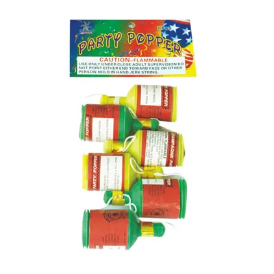 Party Popper 6pcs Pack