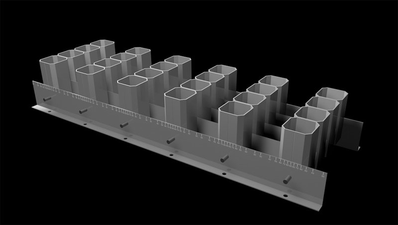 rack for professional fireworks