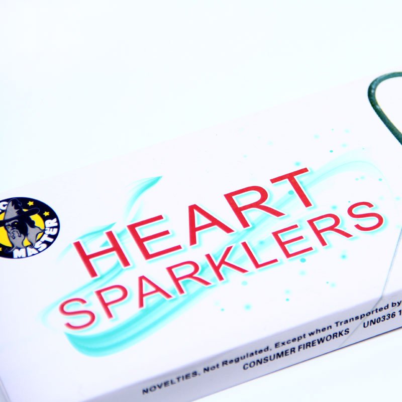 wedding heart sparkler