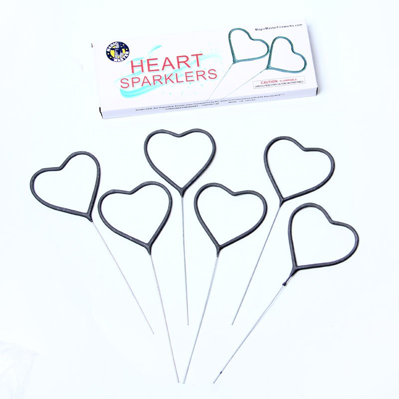 wedding heart sparkler