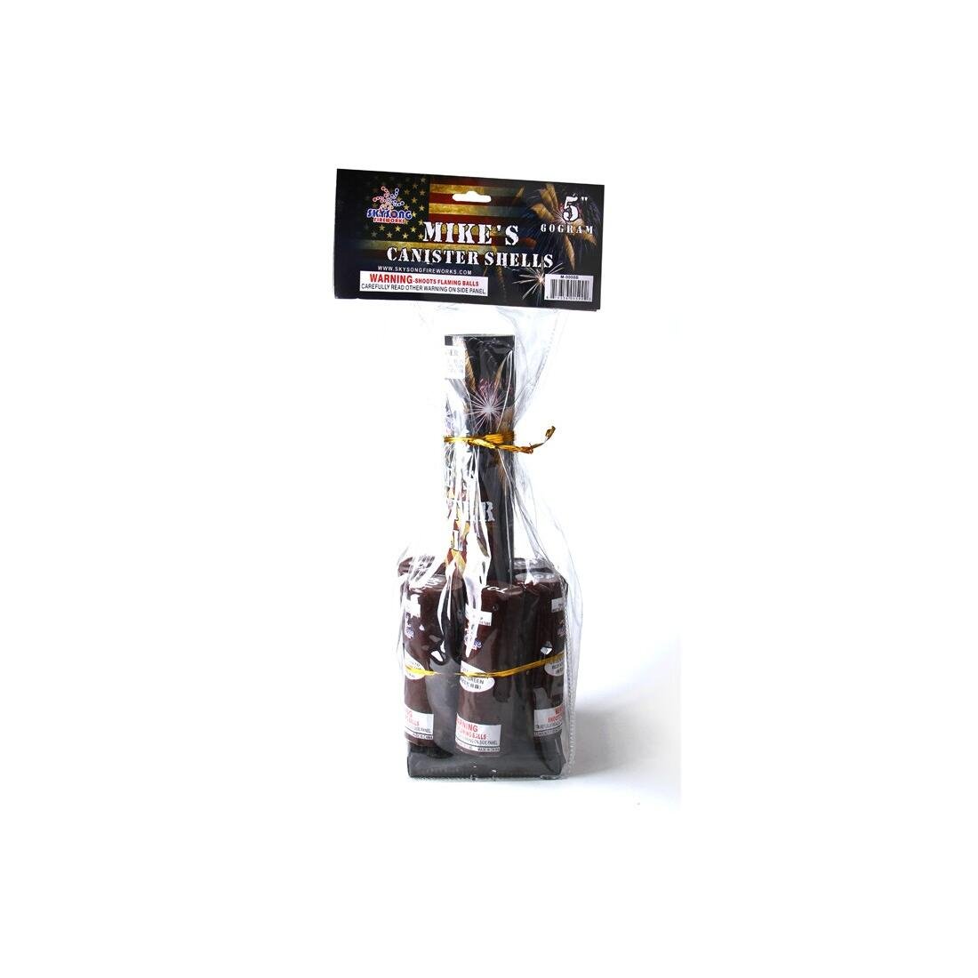 Mike's Canister Shells 5" with PVC pack