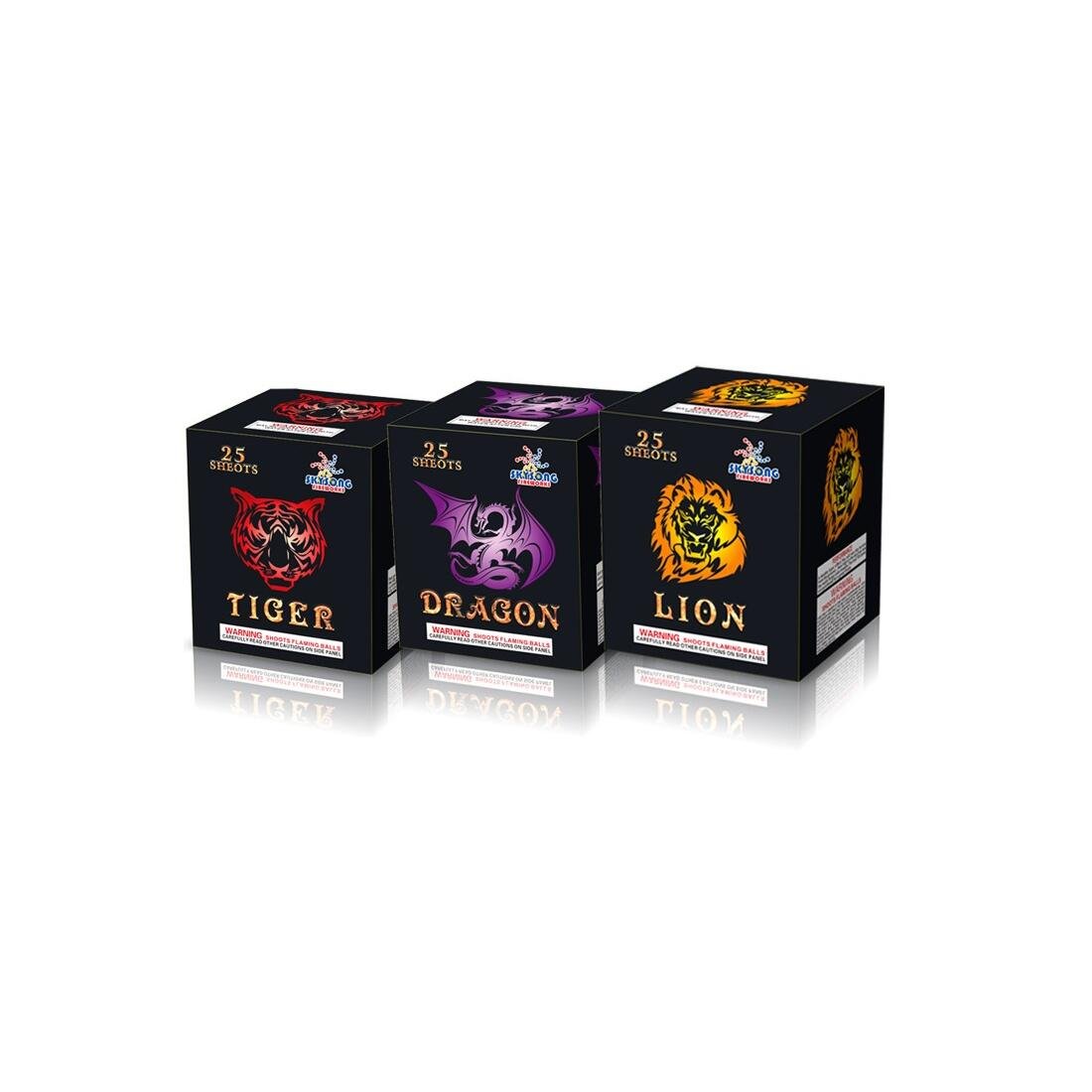 Dragon Tiger Lion Assorted Fireworks