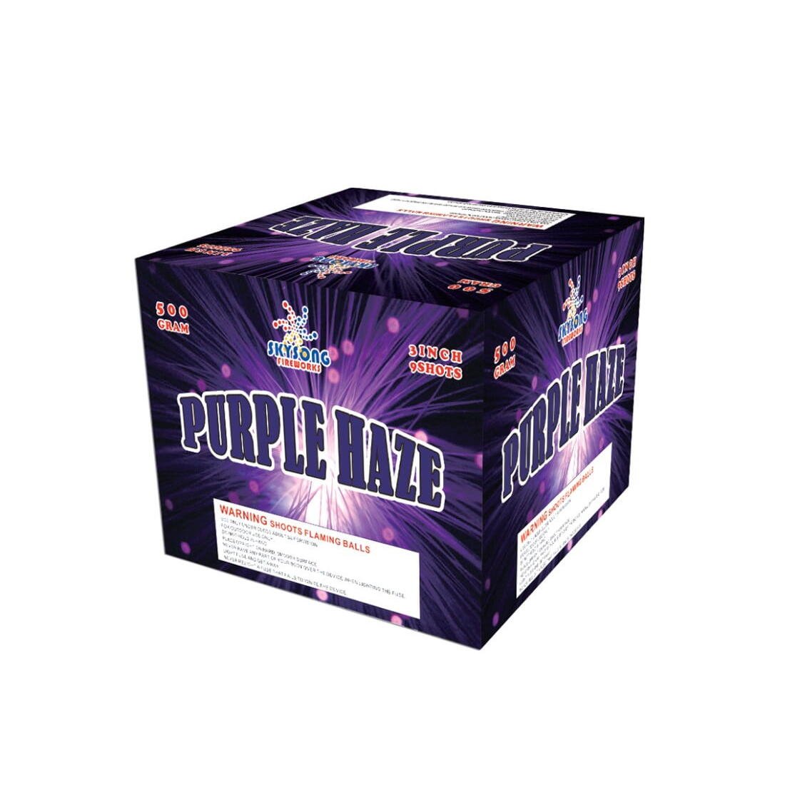 Purple Haze 3inch 9Shots Fireworks