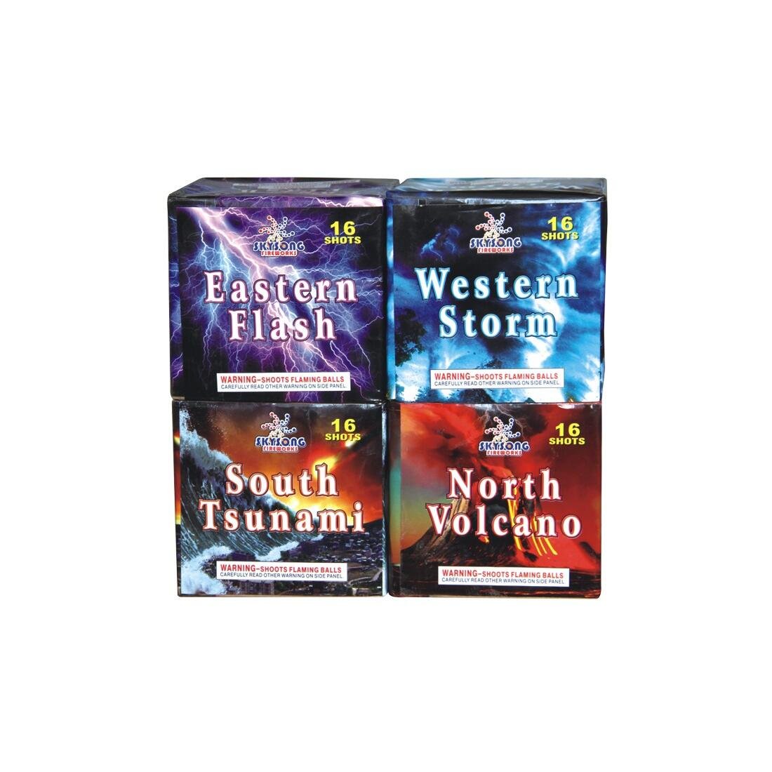 Western Storm/ North Volcano/Eastern Flash/South Tsunami Assorted 16Shots
