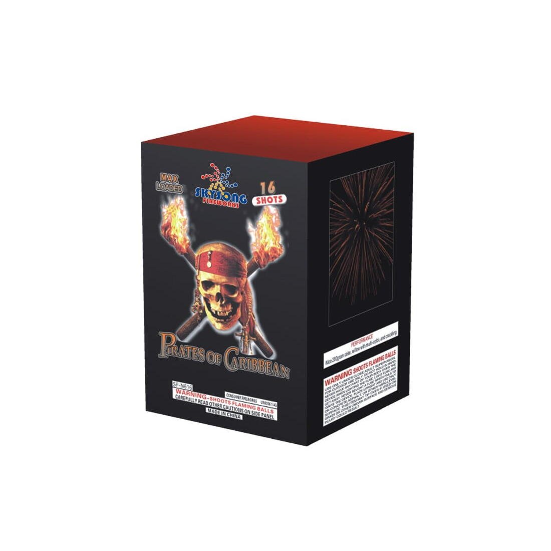 Pirates of Caribbean 16Shots Fireworks