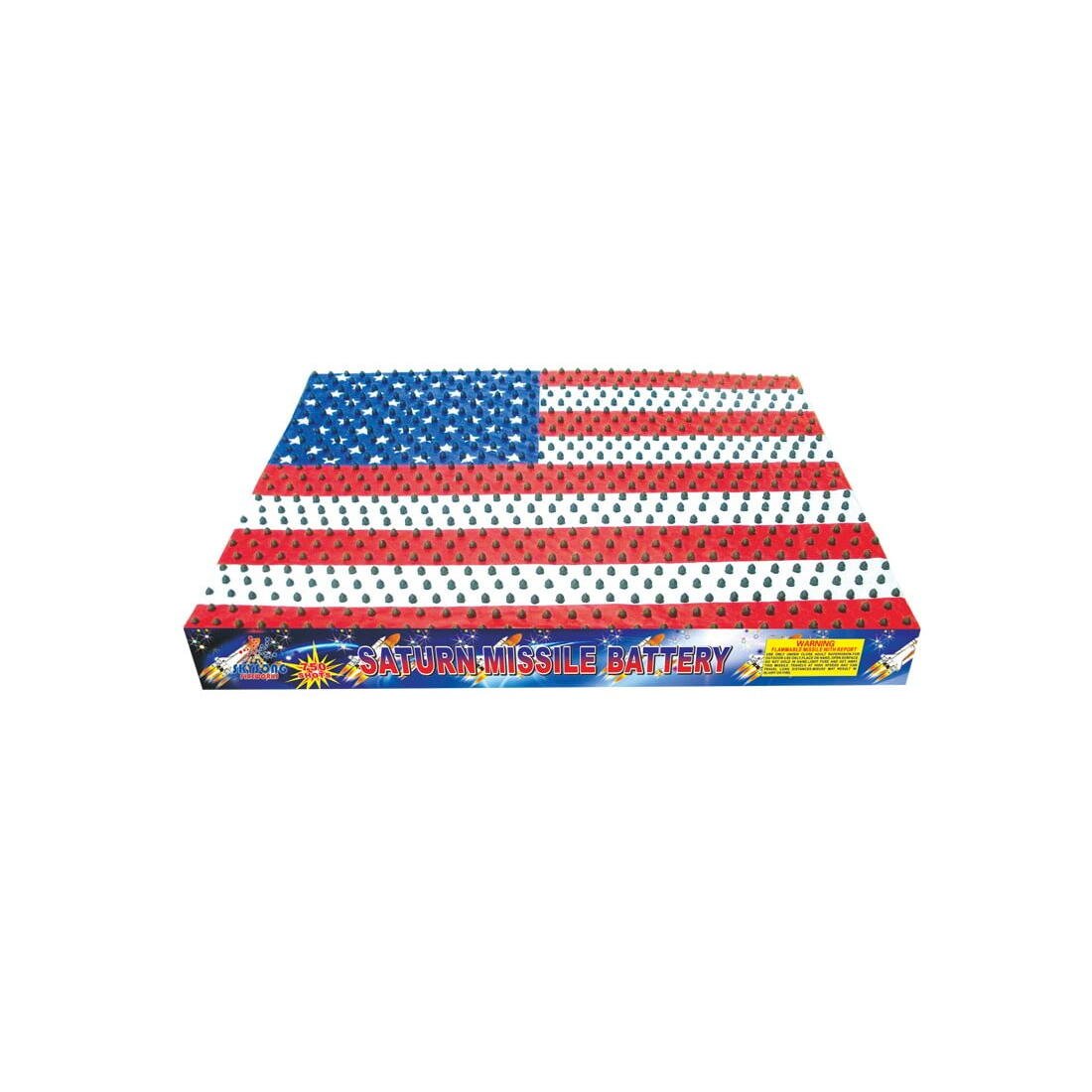 750Shots Saturn Missile Battery Fireworks