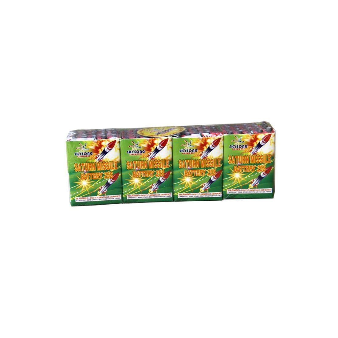 25Shots Saturn Missile Battery Fireworks