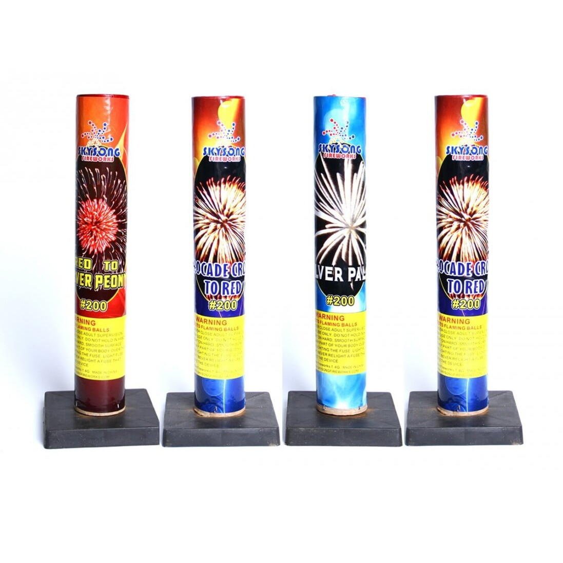 NO 200 Single Shot W/Base Fireworks