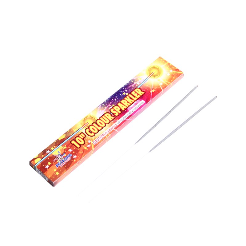 10" Colour Sparklers -Metal