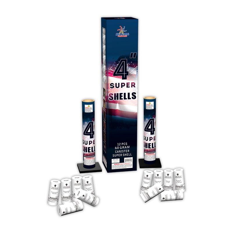Super canister shells fireworks