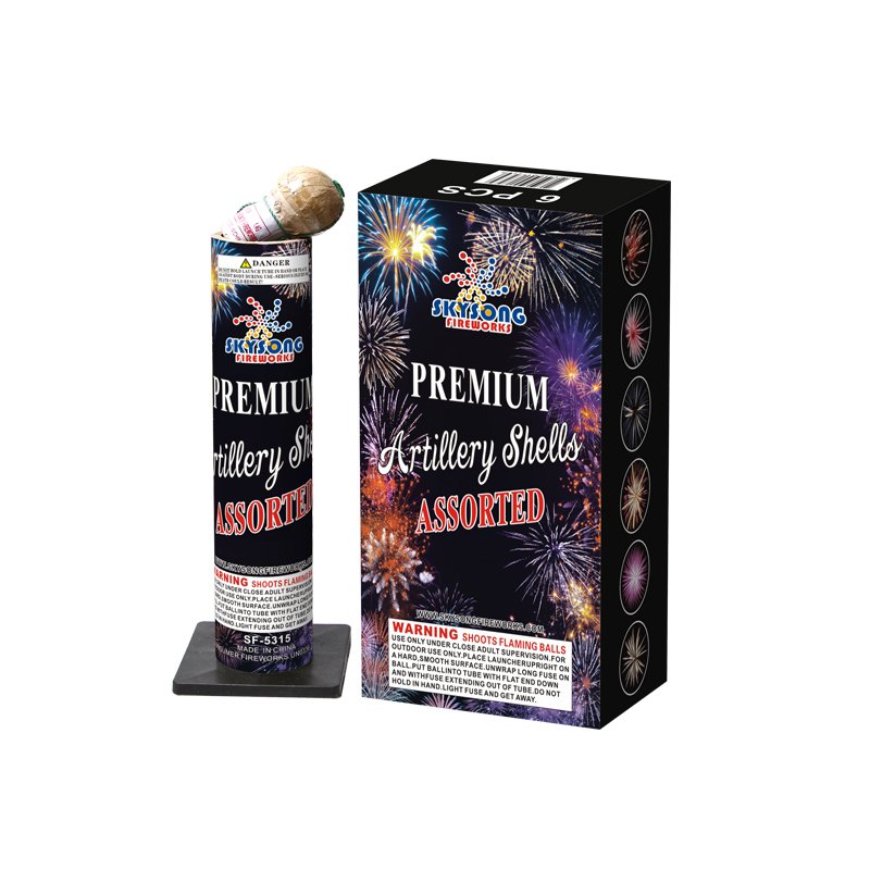 Premium Assorted Artillery Shells Fireworks