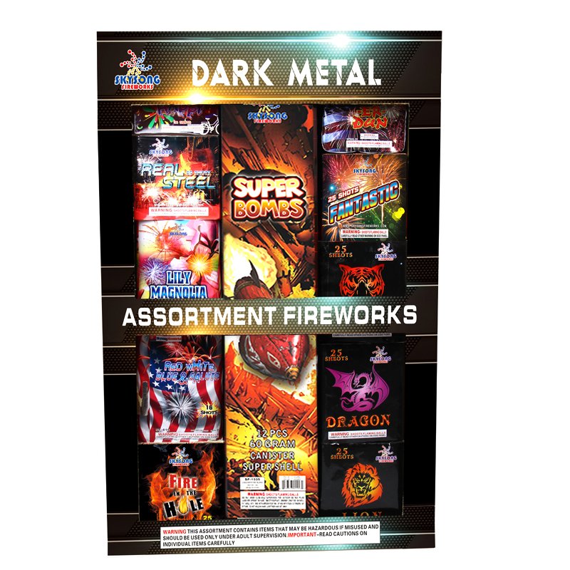 Dark Metal Assortment - Skysong Fireworks