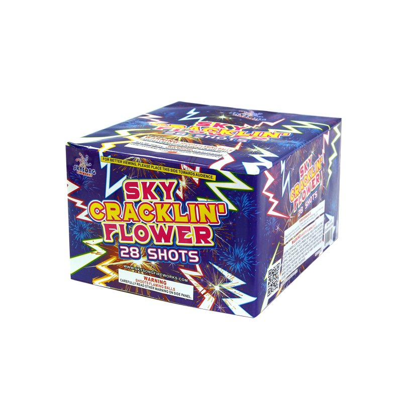 Sky Cracklin' Flower Fireworks 28Shots