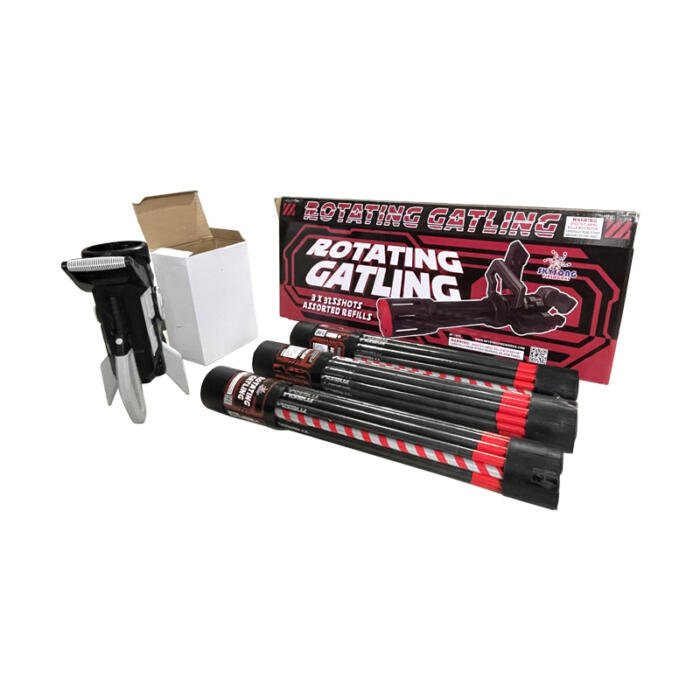 Rotating Gatling Fireworks